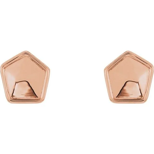 Geometric Stud Earrings Scirto's Jewelry Lockport, NY