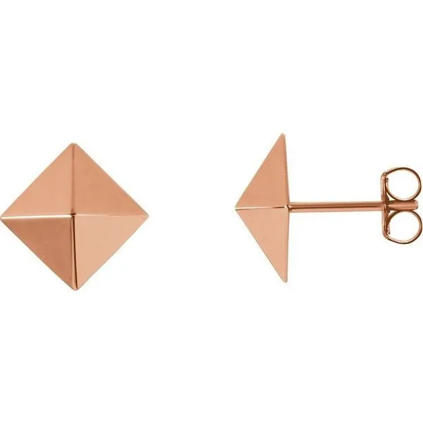Pyramid Stud Earrings The Diamond Shop, Inc. Lewiston, ID