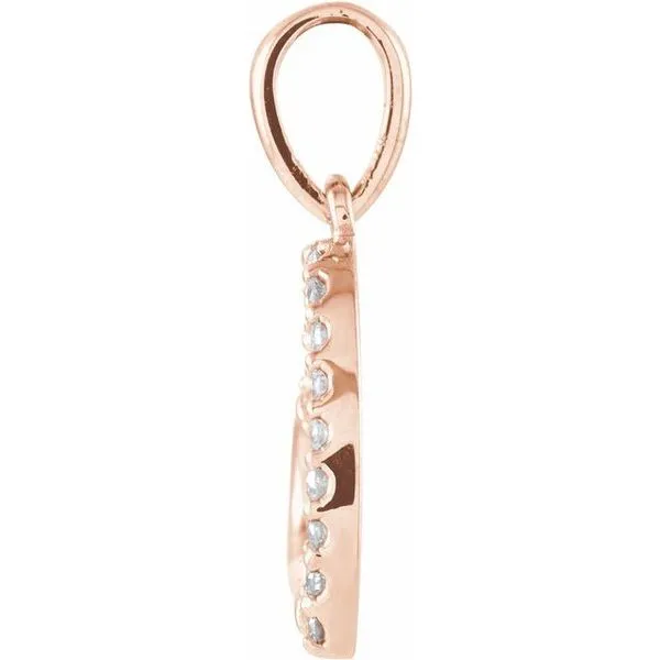 Accented Heart Pendant Image 2 Avitabile Fine Jewelers Hanover, MA