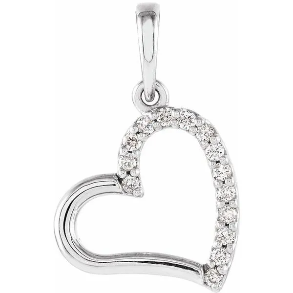 Accented Heart Pendant Hart's Jewelers Grants Pass, OR