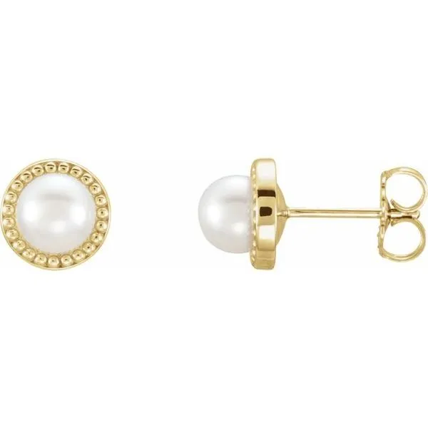 Beaded Pearl Earrings Hart's Jewelers Grants Pass, OR