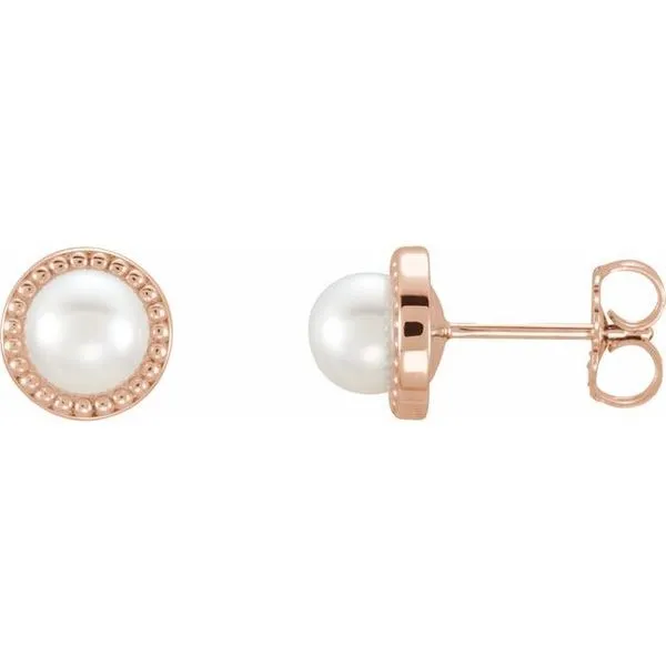 Beaded Pearl Earrings Henry B. Ball Jewelers Canton, OH