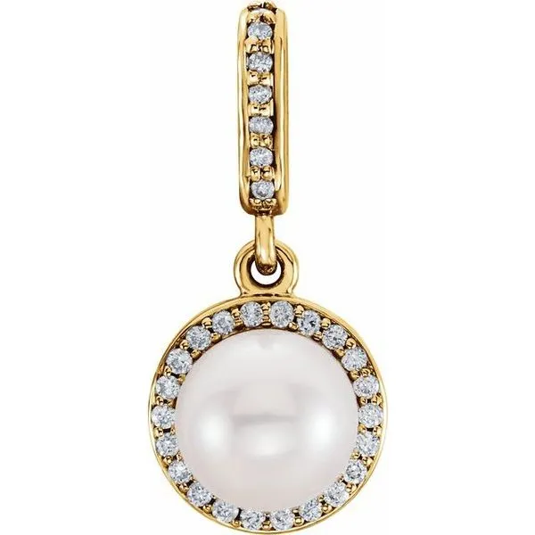 Halo-Style Pearl Pendant Hart's Jewelers Grants Pass, OR
