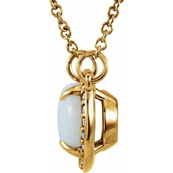 Halo-Style Necklace Image 2 The Diamond Shop, Inc. Lewiston, ID