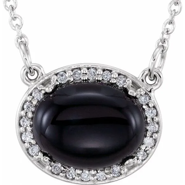 Halo-Style Necklace Scirto's Jewelry Lockport, NY