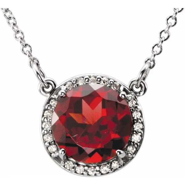 Halo-Style Necklace Arnold's Jewelry and Gifts Logansport, IN