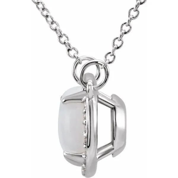 Halo-Style Necklace Image 2 Henry B. Ball Jewelers Canton, OH