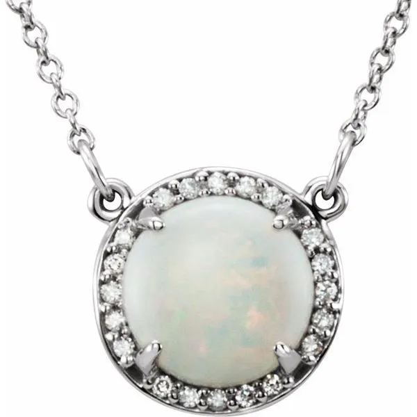 Halo-Style Necklace Comstock Jewelers Edmonds, WA