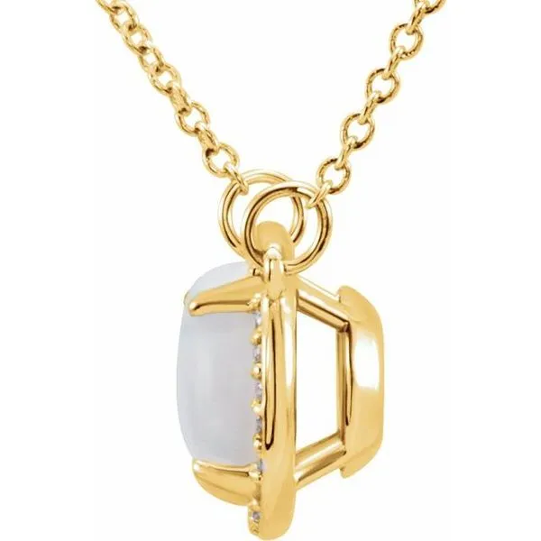 Halo-Style Necklace Image 2 Arnold's Jewelry and Gifts Logansport, IN