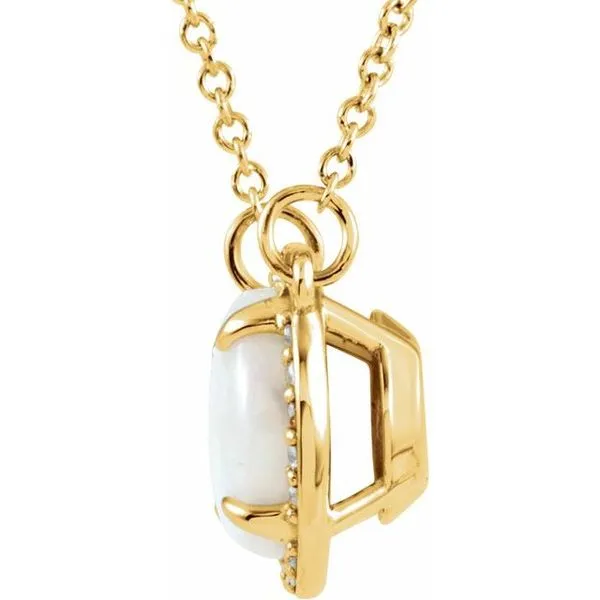 Halo-Style Necklace Image 2 The Diamond Shop, Inc. Lewiston, ID