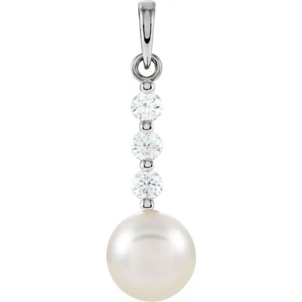 Accented Pearl Pendant Henry B. Ball Jewelers Canton, OH
