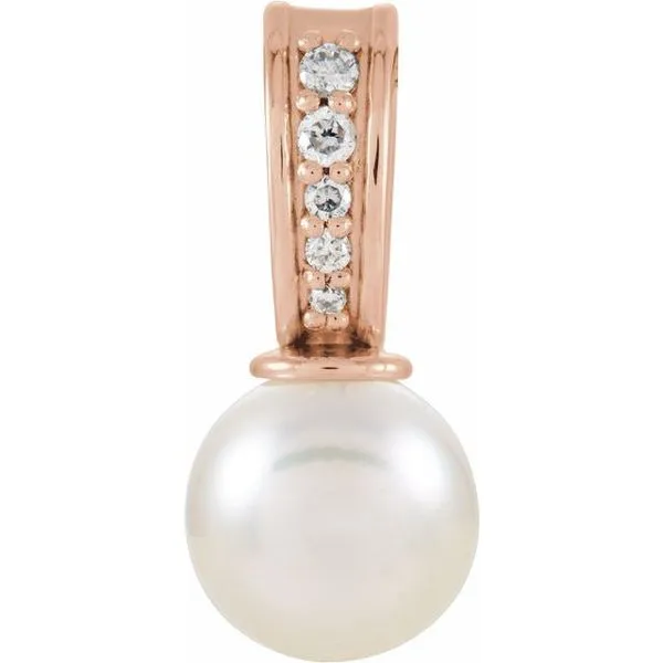 Accented Pearl Pendant Bauble Patch Jewelers Comstock Park, MI