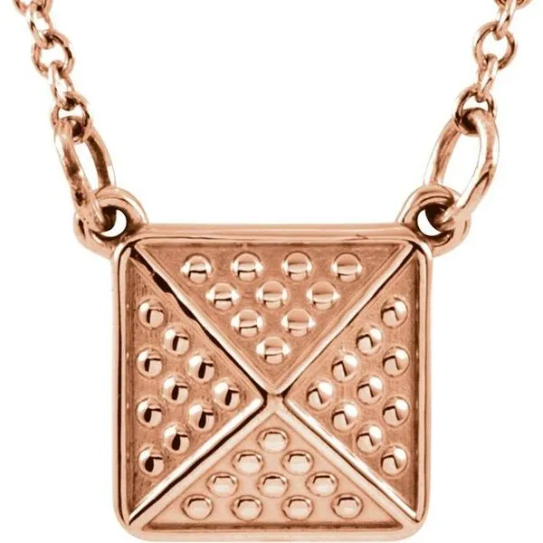 Granulated Pyramid Necklace The Diamond Shop, Inc. Lewiston, ID