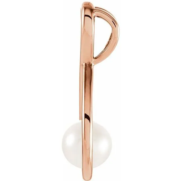 Pearl Freeform Pendant Image 2 Scirto's Jewelry Lockport, NY