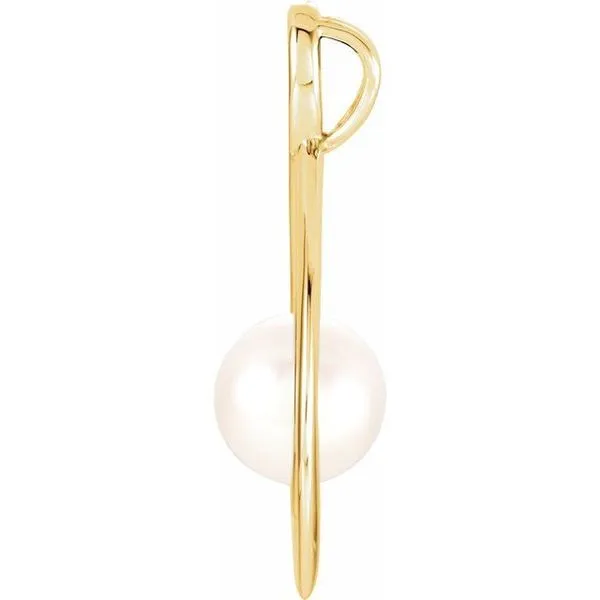 Pearl Freeform Pendant Image 2 Scirto's Jewelry Lockport, NY