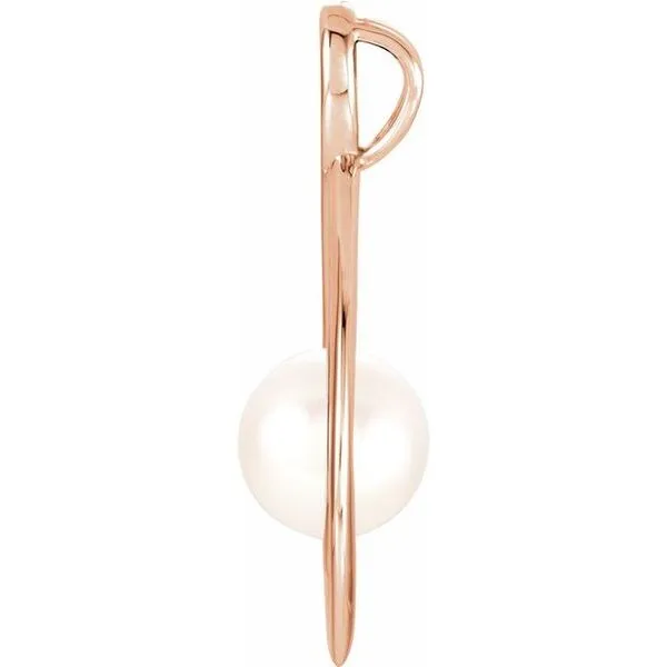 Pearl Freeform Pendant Image 2 Scirto's Jewelry Lockport, NY