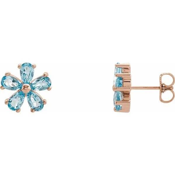 Flower Earrings Linwood Custom Jewelers Linwood, NJ