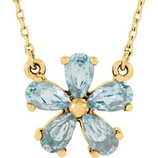 Flower Necklace Scirto's Jewelry Lockport, NY