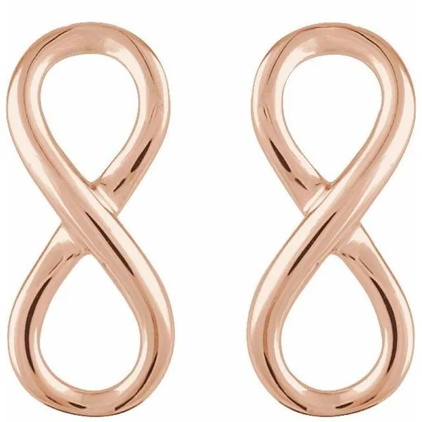 Infinity-Inspired Earrings Image 2 Long Jewelers Chesapeake, VA