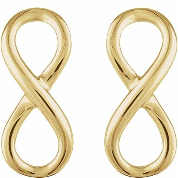 Infinity-Inspired Earrings Image 2 Henry B. Ball Jewelers Canton, OH