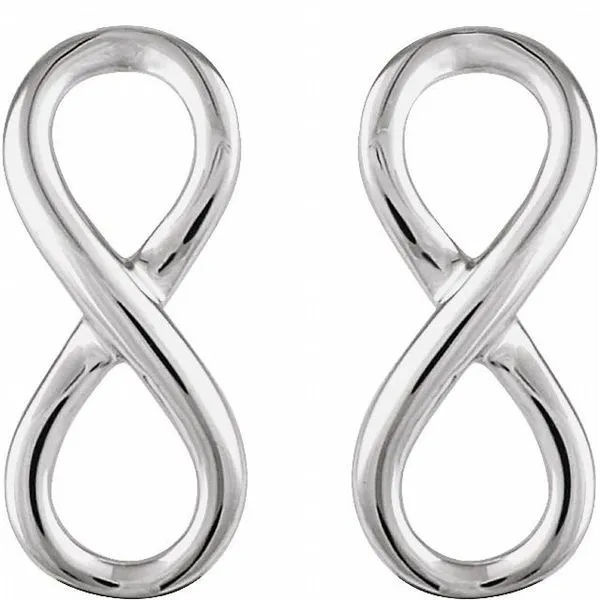 Infinity-Inspired Earrings Image 2 Henry B. Ball Jewelers Canton, OH