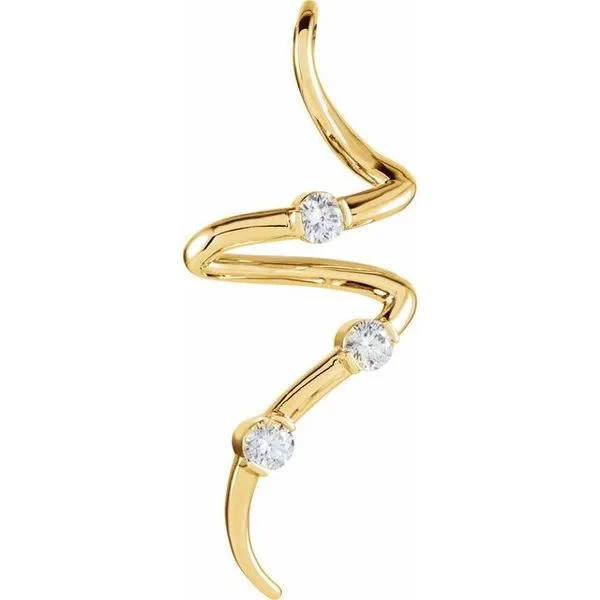 Three-Stone Freeform Pendant James & Williams Jewelers Berwyn, IL