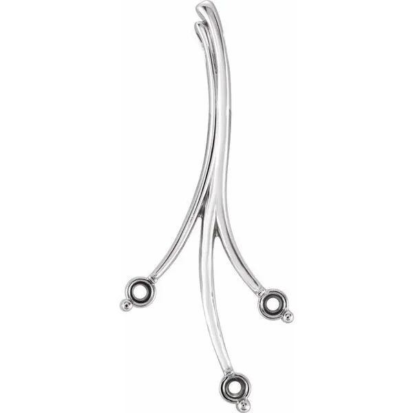 Three-Stone Freeform Pendant Hart's Jewelers Grants Pass, OR