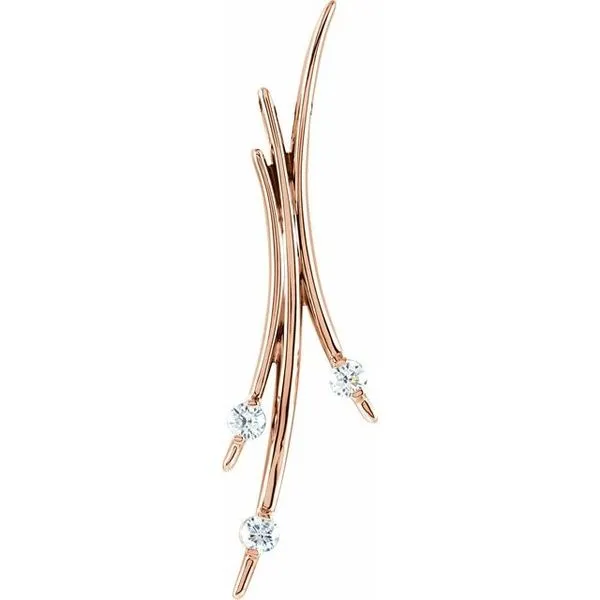 Three-Stone Freeform Pendant Hart's Jewelers Grants Pass, OR