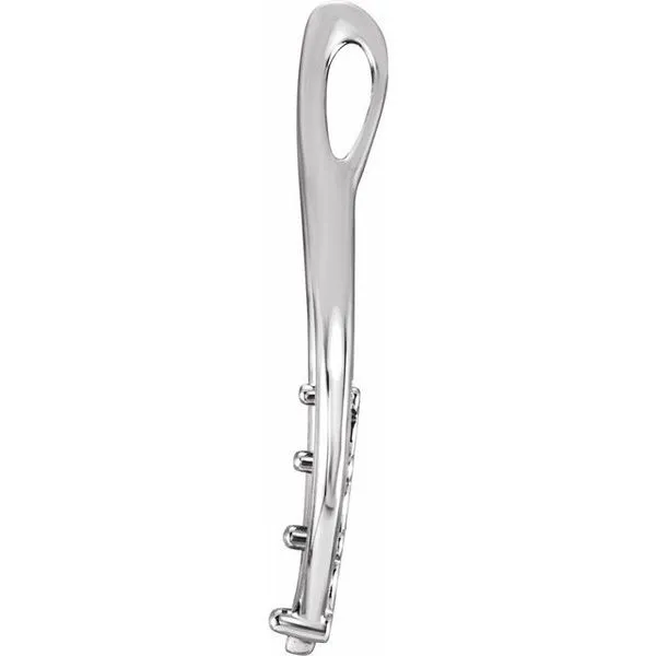 Three-Stone Freeform Pendant Image 3 Rasmussen Jewelers Spanish Fork, UT