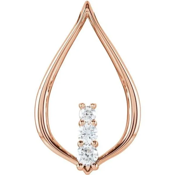 Three-Stone Freeform Pendant James & Williams Jewelers Berwyn, IL