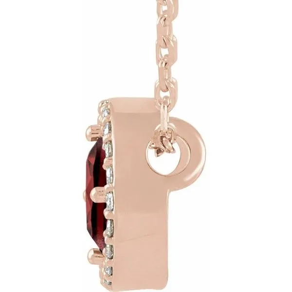 Halo-Style Necklace Image 2 Long Jewelers Chesapeake, VA