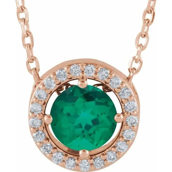 Halo-Style Necklace Becky Beck's Jewelry DeKalb, IL