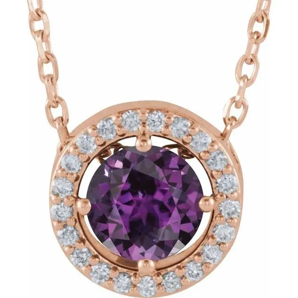 Halo-Style Necklace J. Meredith Jewelers Delafield, WI