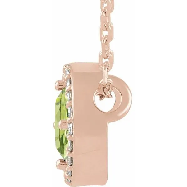 Halo-Style Necklace Image 2 James & Williams Jewelers Berwyn, IL