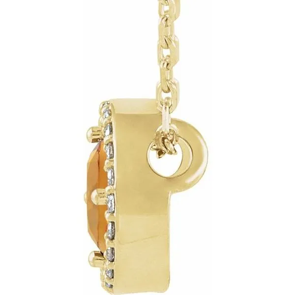 Halo-Style Necklace Image 2 Becky Beck's Jewelry DeKalb, IL