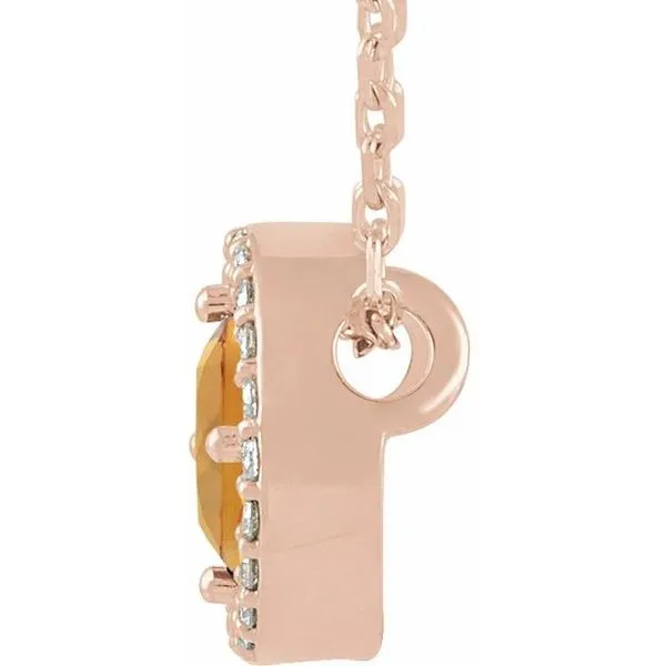 Halo-Style Necklace Image 2 Rasmussen Jewelers Spanish Fork, UT