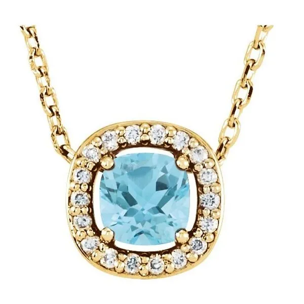 Halo-Style Necklace Rasmussen Jewelers Spanish Fork, UT