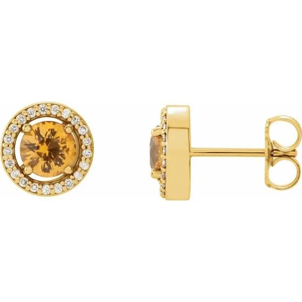 Halo-Style Earrings J. Meredith Jewelers Delafield, WI