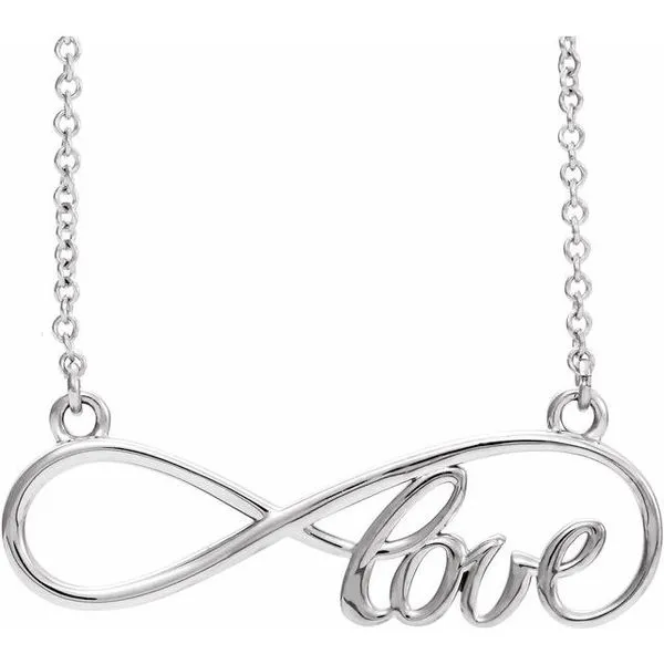 Infinity-Inspired Love Necklace Scirto's Jewelry Lockport, NY