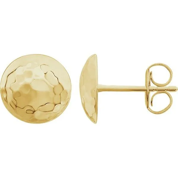 Hammered Disk Earrings Holly's Jewelry Mountain Home, AR