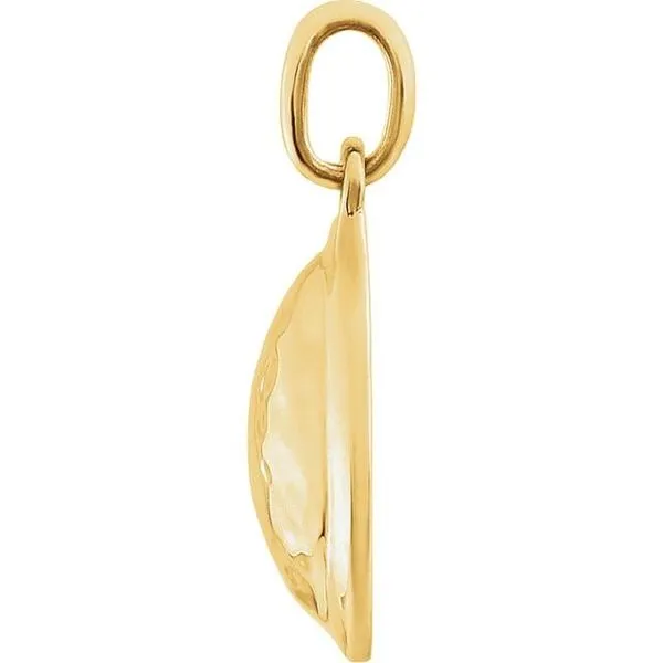 Hammered Disk Pendant Image 2 Holly's Jewelry Mountain Home, AR