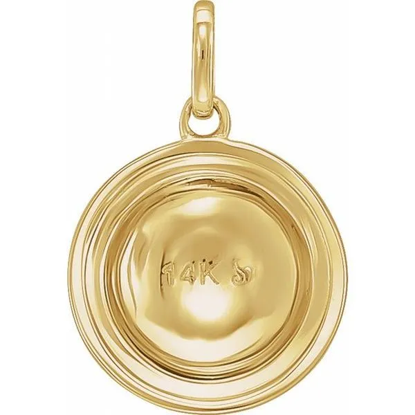 Hammered Disk Pendant Image 3 Holly's Jewelry Mountain Home, AR