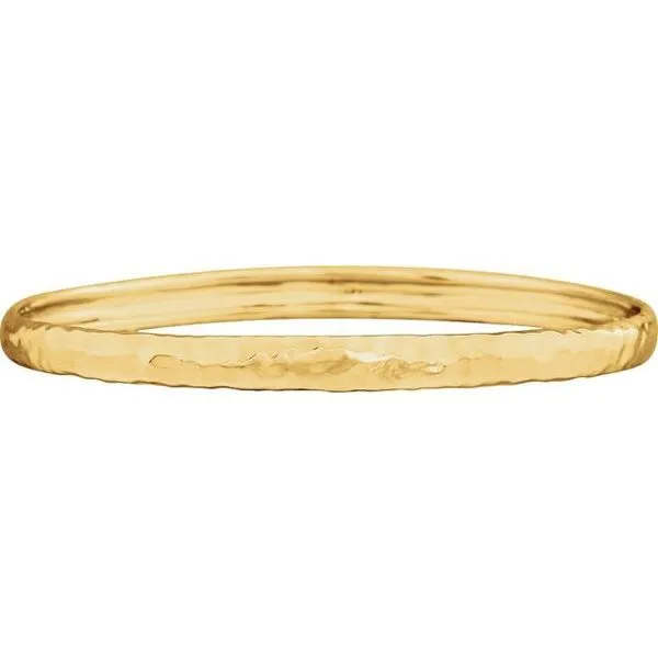 Hammered Bangle Bracelet Scirto's Jewelry Lockport, NY