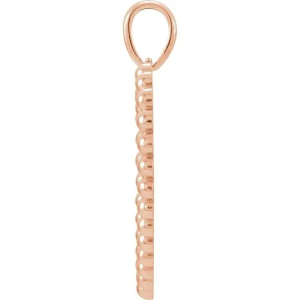 Beaded Heart Pendant Image 2 Scirto's Jewelry Lockport, NY