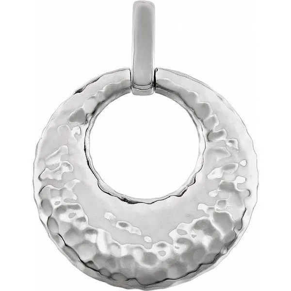 Hammered Circle Pendant Holly's Jewelry Mountain Home, AR