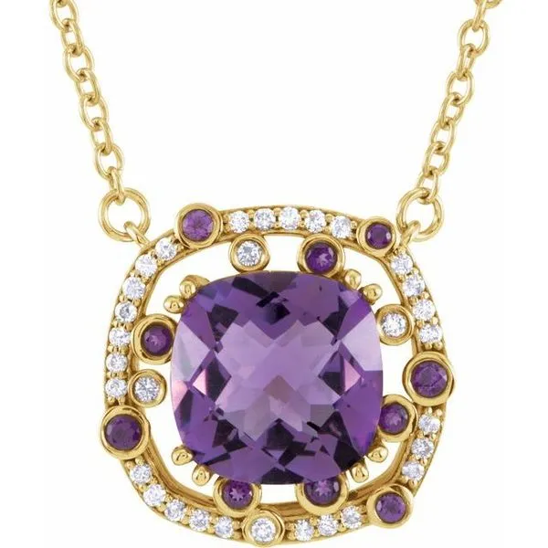 Halo-Style Necklace Scirto's Jewelry Lockport, NY