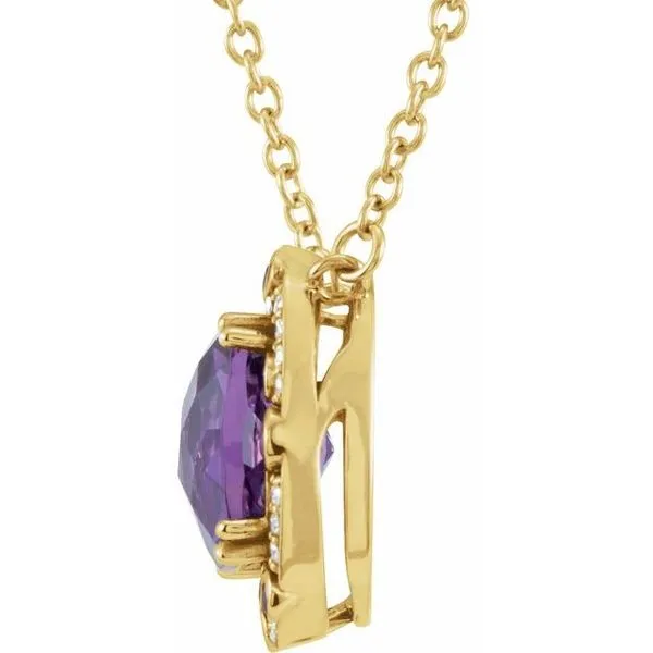 Halo-Style Necklace Image 2 D'Errico Jewelry Scarsdale, NY