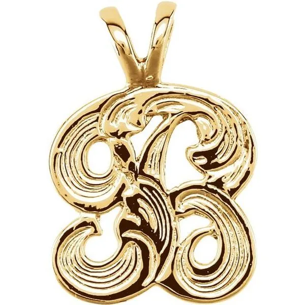 Initial Pendant Trenton Jewelers Ltd. Trenton, MI