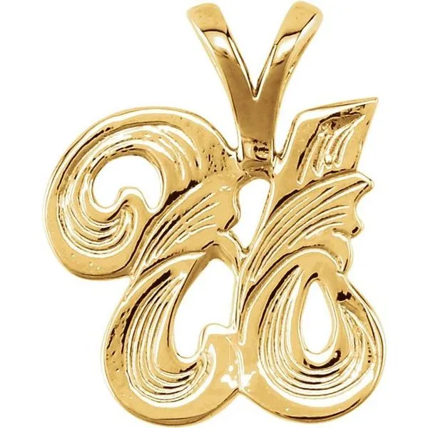 Initial Pendant Becky Beck's Jewelry DeKalb, IL