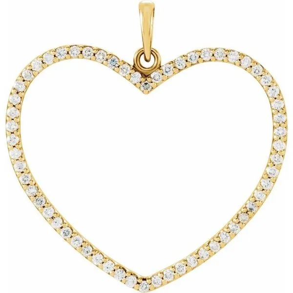 Heart Pendant Long Jewelers Chesapeake, VA
